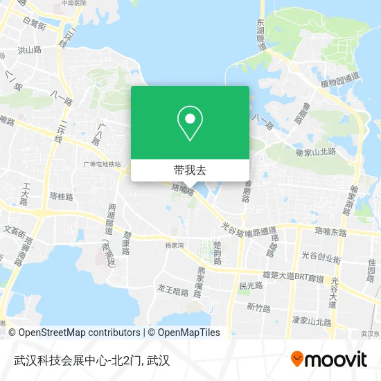 武汉科技会展中心-北2门地图