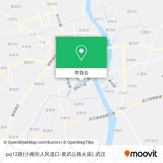 pq12路(小南街人民道口-黄武公路火庙)地图
