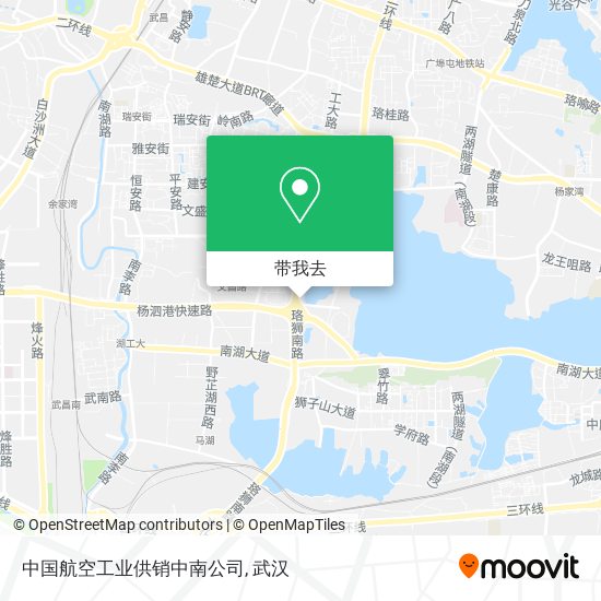 中国航空工业供销中南公司地图