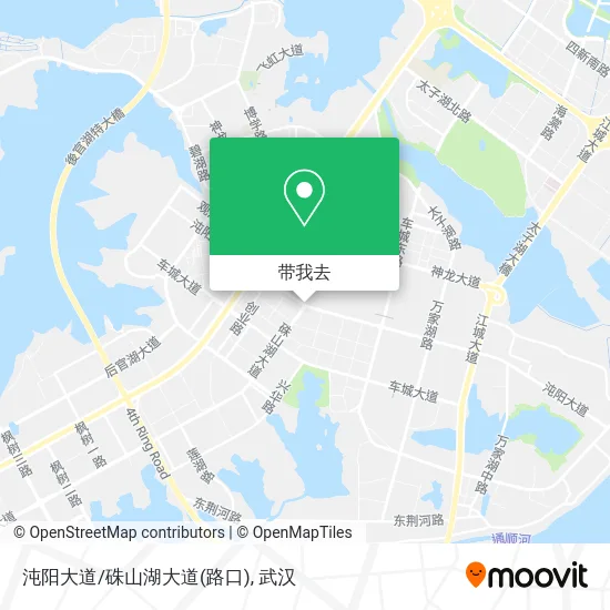 沌阳大道/硃山湖大道(路口)地图