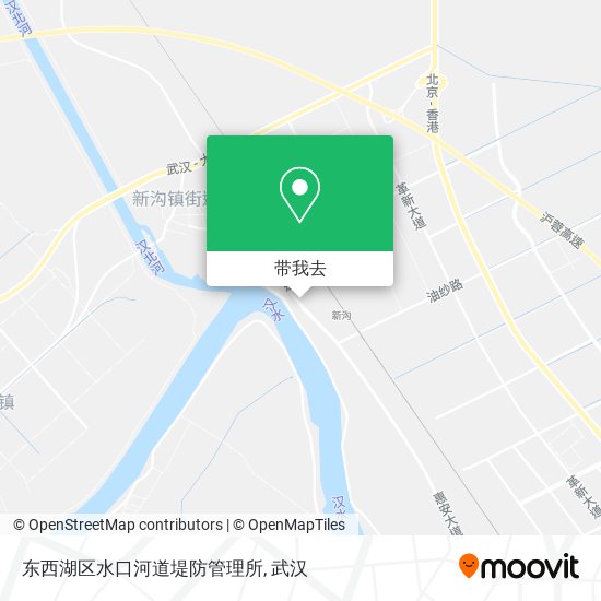东西湖区水口河道堤防管理所地图
