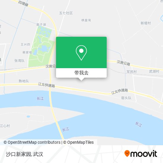 沙口新家园地图