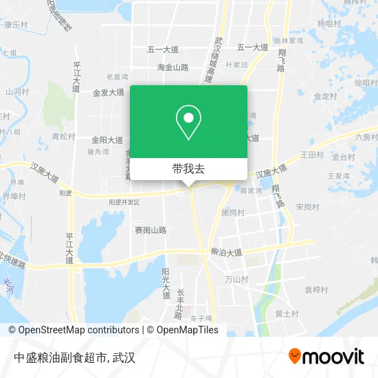中盛粮油副食超市地图