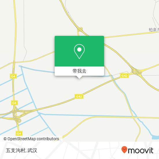 五支沟村地图