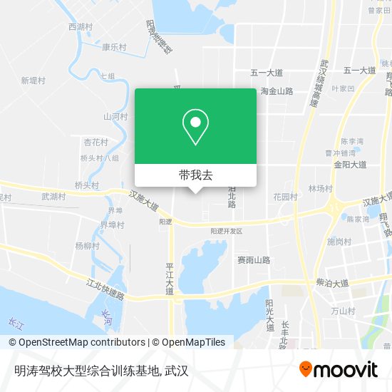 明涛驾校大型综合训练基地地图
