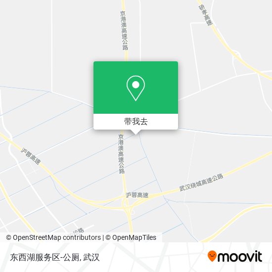 东西湖服务区-公厕地图