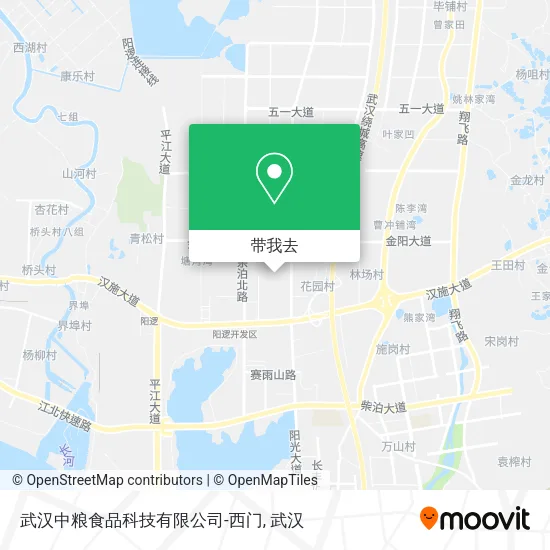 武汉中粮食品科技有限公司-西门地图