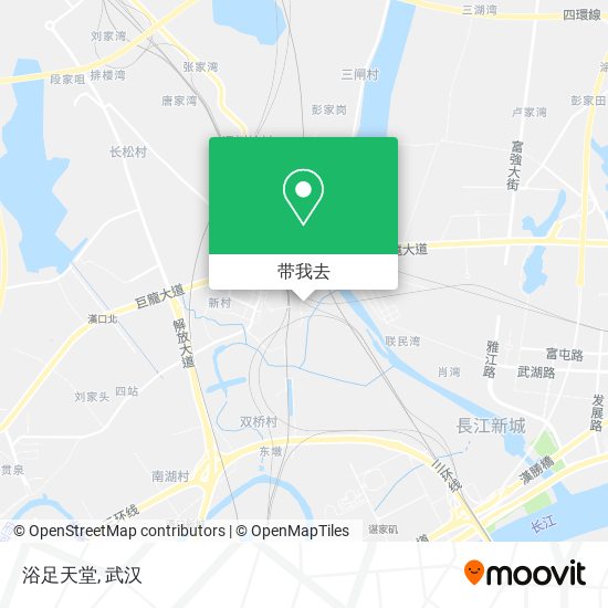浴足天堂地图