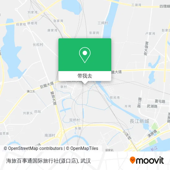 海旅百事通国际旅行社(滠口店)地图