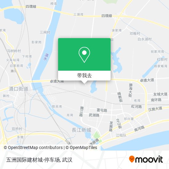 五洲国际建材城-停车场地图