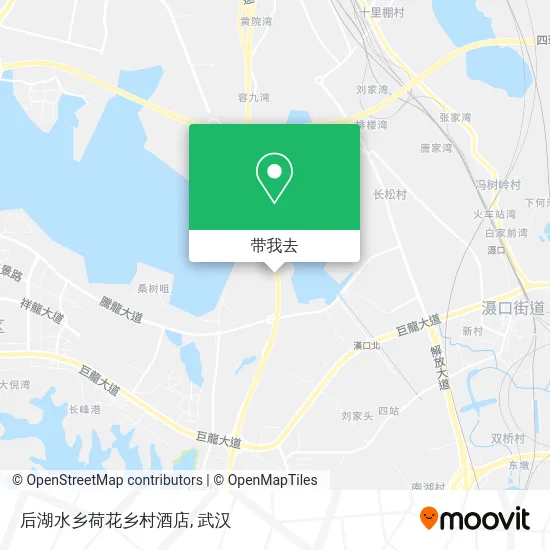 后湖水乡荷花乡村酒店地图