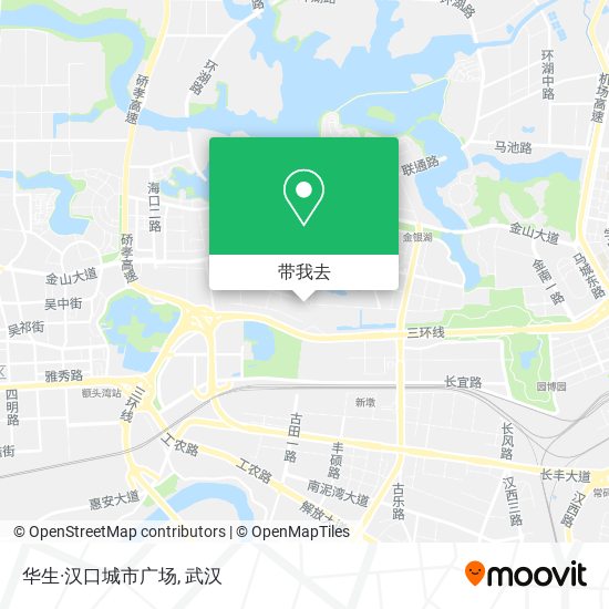 华生·汉口城市广场地图