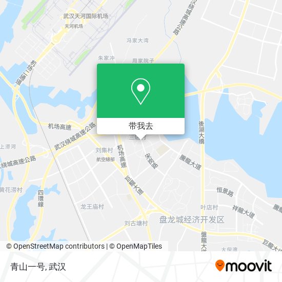 青山一号地图