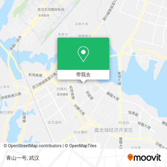 青山一号地图
