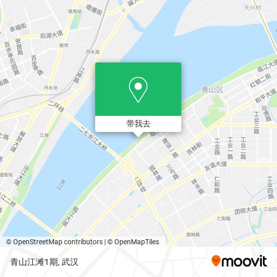 青山江滩1期地图