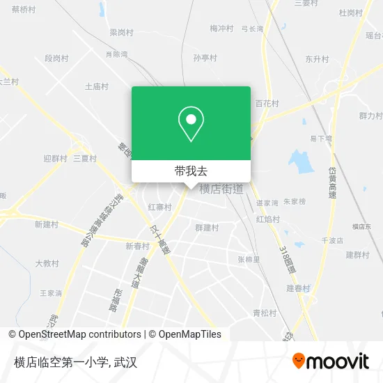 横店临空第一小学地图