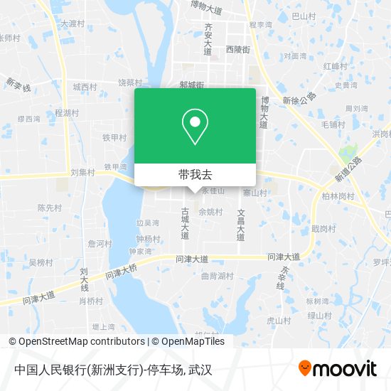中国人民银行(新洲支行)-停车场地图