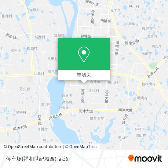 停车场(祥和世纪城西)地图