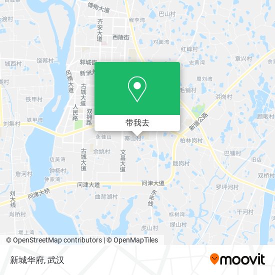 新城华府地图