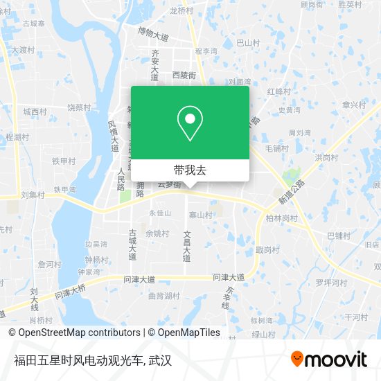 福田五星时风电动观光车地图