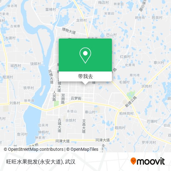 旺旺水果批发(永安大道)地图
