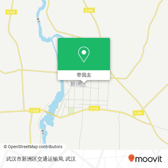 武汉市新洲区交通运输局地图