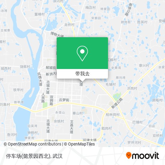 停车场(懿景园西北)地图