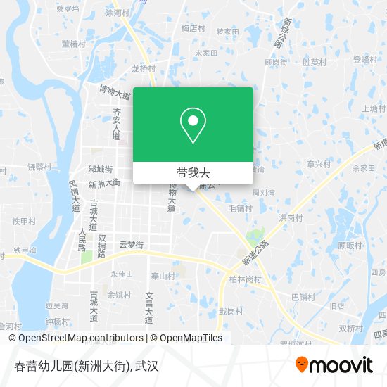 春蕾幼儿园(新洲大街)地图