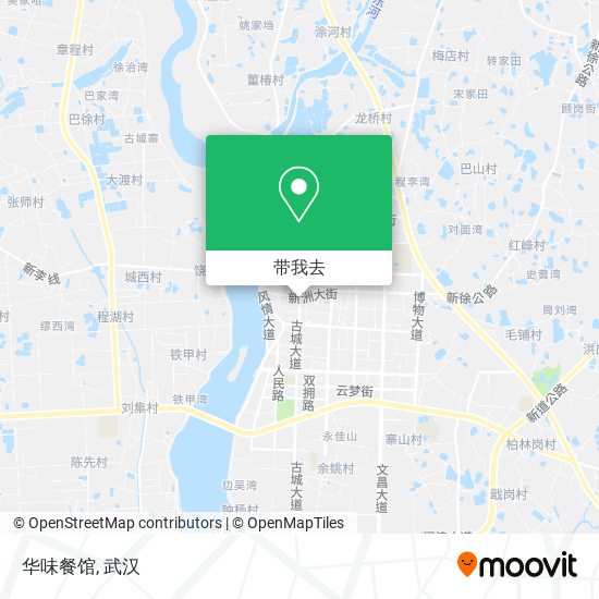 华味餐馆地图