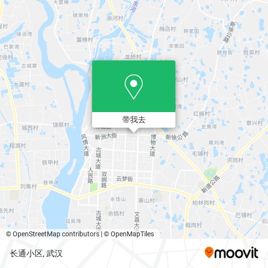 长通小区地图
