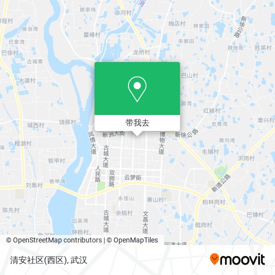 清安社区(西区)地图
