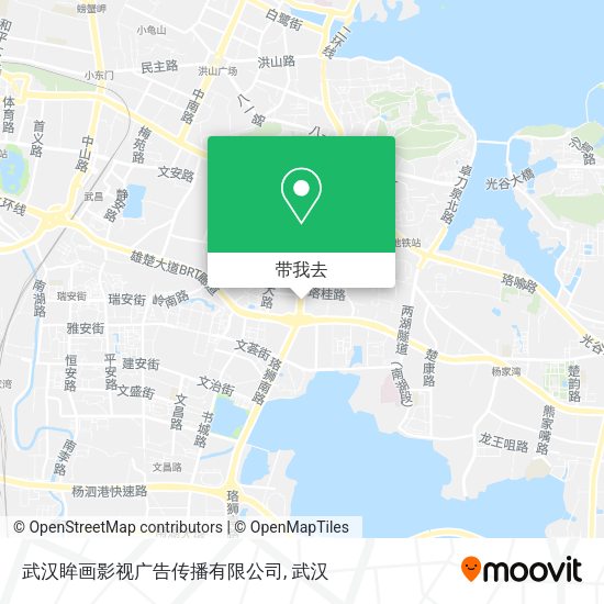 武汉眸画影视广告传播有限公司地图