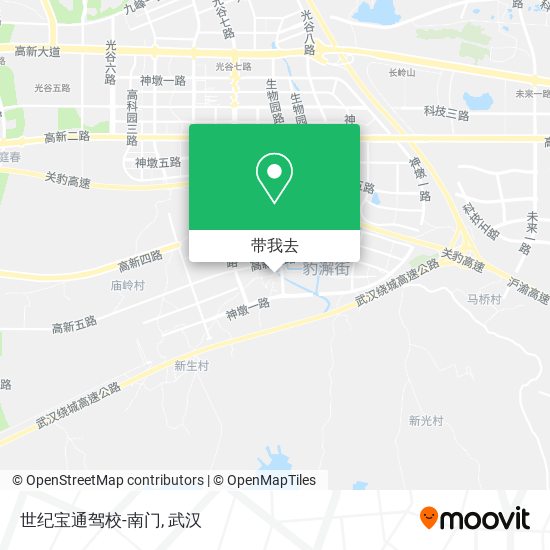 世纪宝通驾校-南门地图