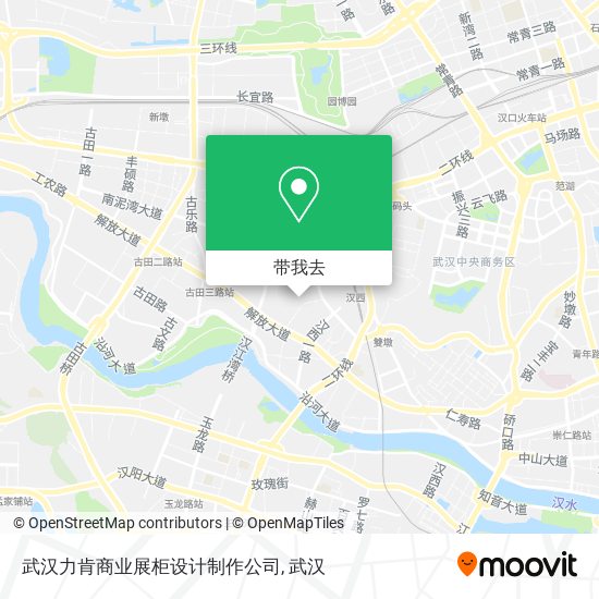 武汉力肯商业展柜设计制作公司地图