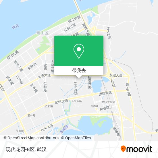 现代花园-B区地图