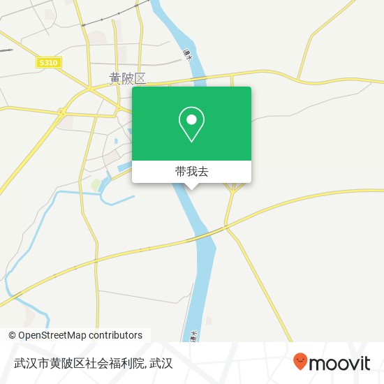 武汉市黄陂区社会福利院地图