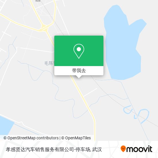 孝感贤达汽车销售服务有限公司-停车场地图