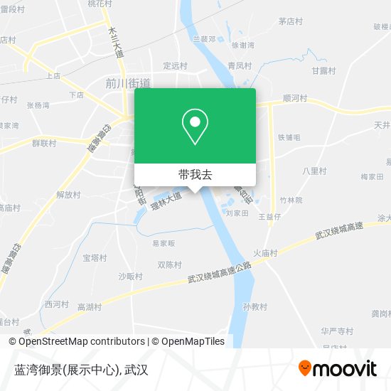蓝湾御景(展示中心)地图