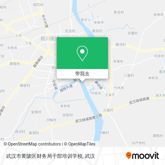 武汉市黄陂区财务局干部培训学校地图