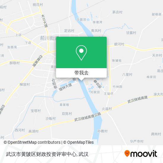 武汉市黄陂区财政投资评审中心地图