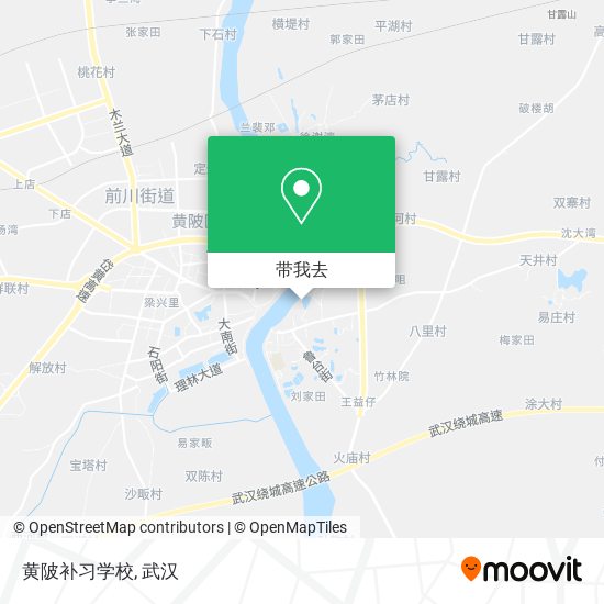 黄陂补习学校地图