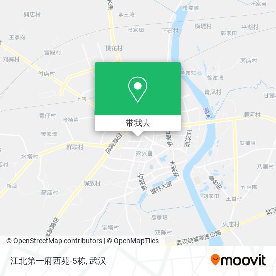 江北第一府西苑-5栋地图