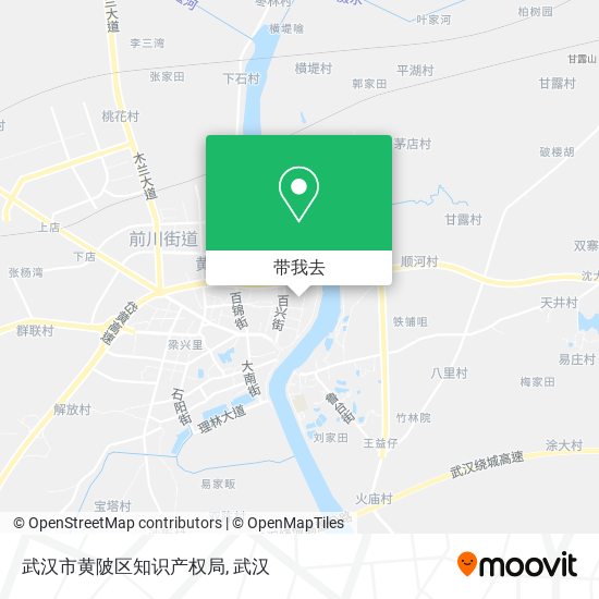 武汉市黄陂区知识产权局地图