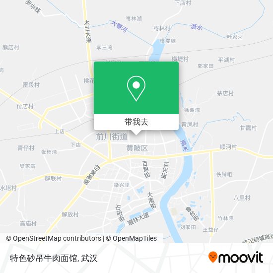 特色砂吊牛肉面馆地图