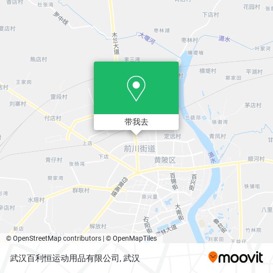 武汉百利恒运动用品有限公司地图