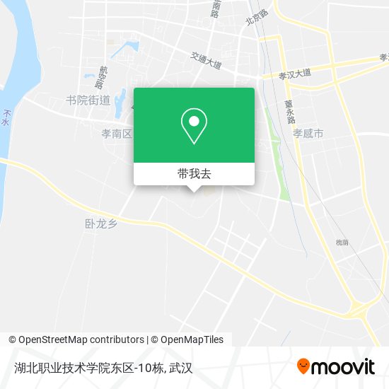 湖北职业技术学院东区-10栋地图