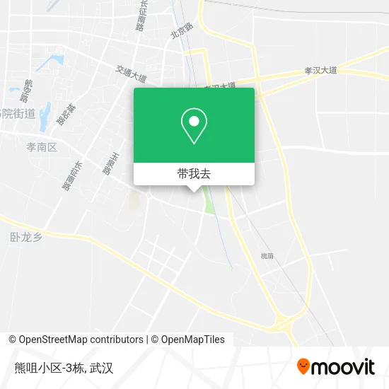 熊咀小区-3栋地图