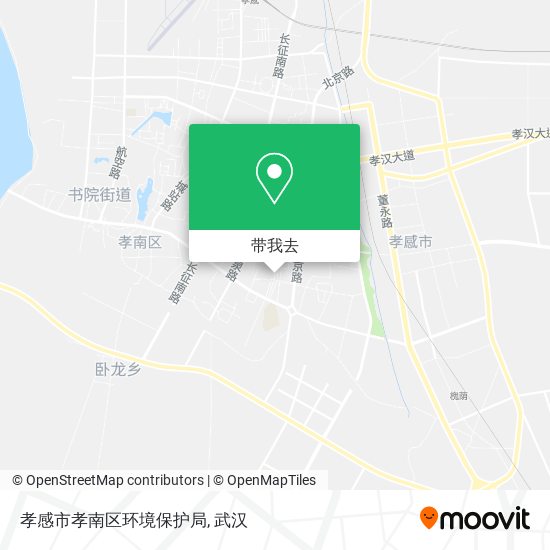 孝感市孝南区环境保护局地图