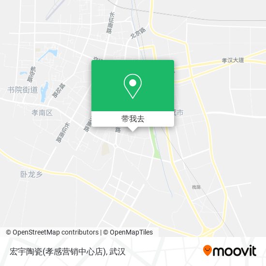 宏宇陶瓷(孝感营销中心店)地图