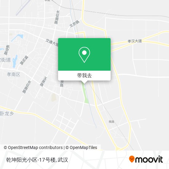 乾坤阳光小区-17号楼地图
